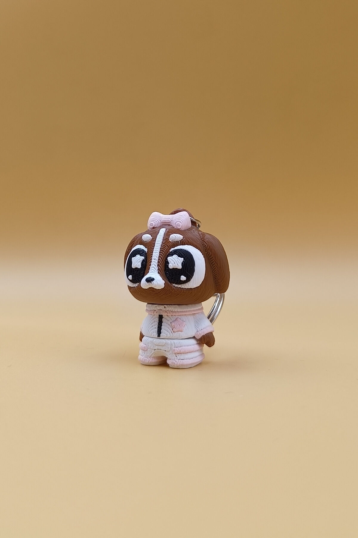 Yıldız AstroDog (Astronot  Köpek) Anahtarlık - Hareketli Anahtarlık Çanta Süsü Charm