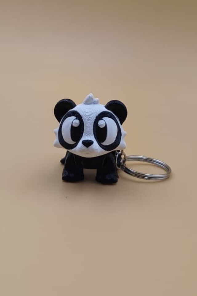 PandaPal – Sevimli Panda Hareketli Anahtarlık Çanta Süsü Charm
