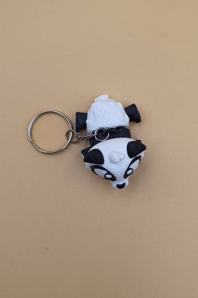 PandaPal – Sevimli Panda Hareketli Anahtarlık Çanta Süsü Charm