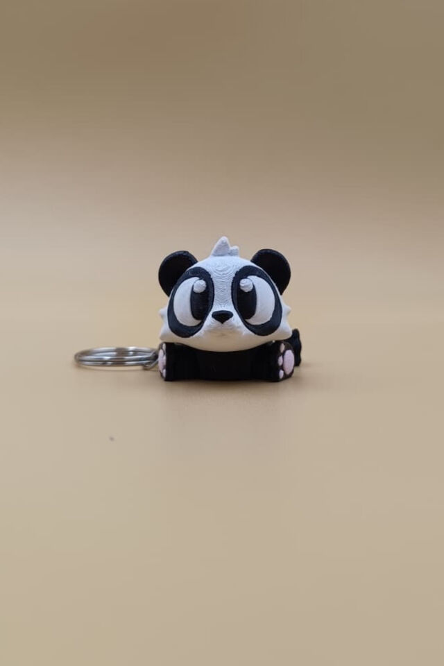 PandaPal – Sevimli Panda Hareketli Anahtarlık Çanta Süsü Charm