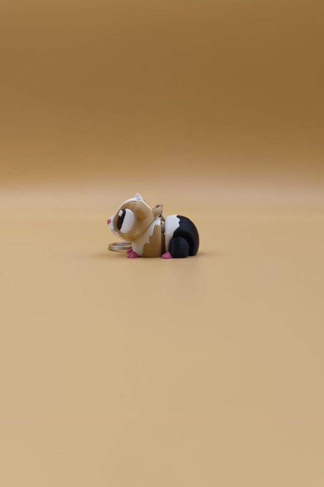 Sevimli Hamster Anahtarlık Guinea Pig – Cebinizdeki Minik Neşe! - Hareketli Anahtarlık Çanta Süsü Charm