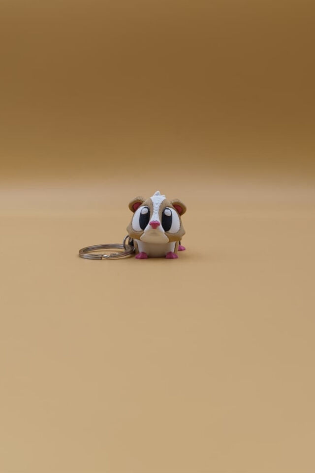 Sevimli Hamster Anahtarlık Guinea Pig – Cebinizdeki Minik Neşe! - Hareketli Anahtarlık Çanta Süsü Charm