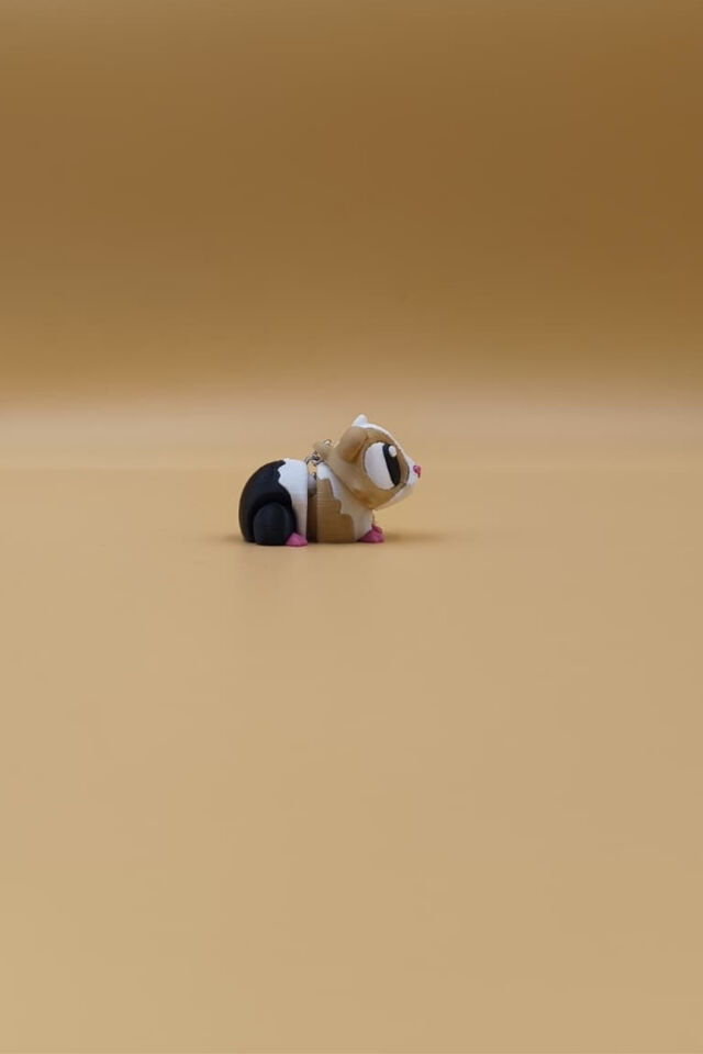 Sevimli Hamster Anahtarlık Guinea Pig – Cebinizdeki Minik Neşe! - Hareketli Anahtarlık Çanta Süsü Charm