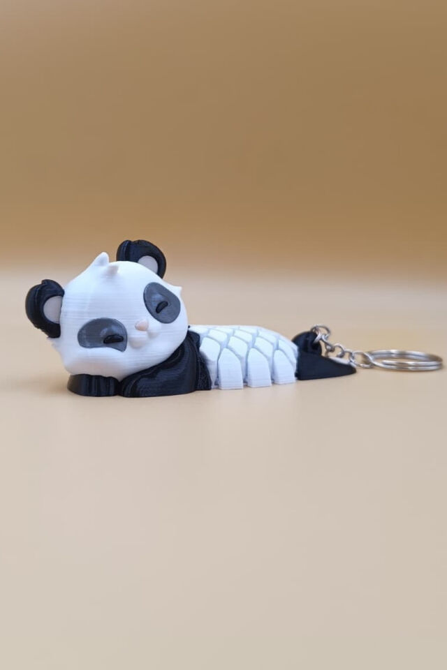 Panda Hareketli Anahtarlık Çanta Süsü Charm