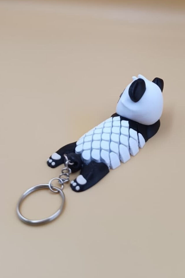 Panda Hareketli Anahtarlık Çanta Süsü Charm