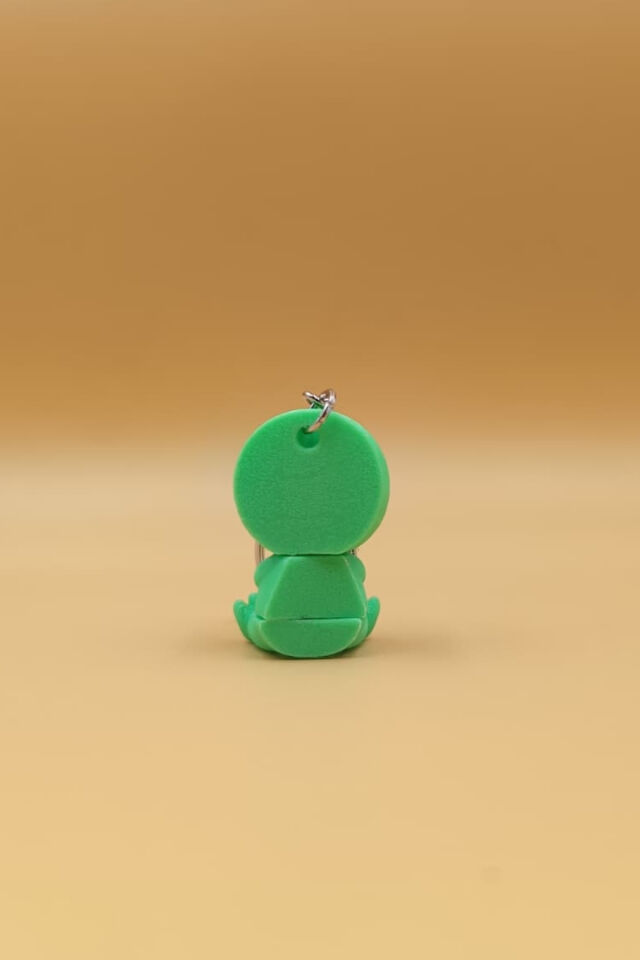 Hareketli Sevimli Uzaylı (Alien) Anahtarlık - Hareketli Anahtarlık Çanta Süsü Charm