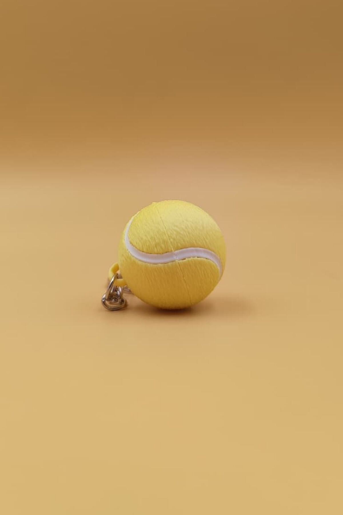 Sarı Tenis Topu Figürlü Anahtarlık - Çanta Süsü Charm