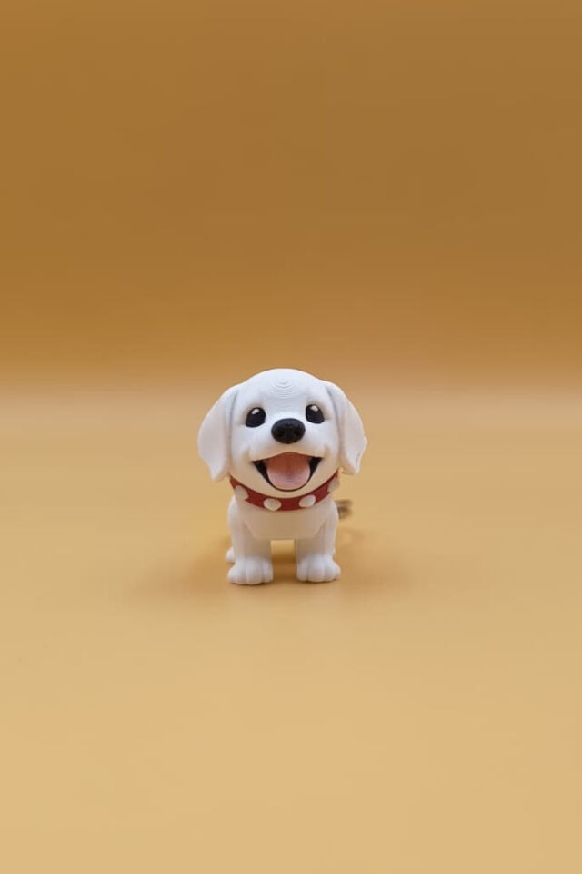 Hareketli Şirin Yavur Labrador Puppy Anahtarlık Çanta Süsü Çharm
