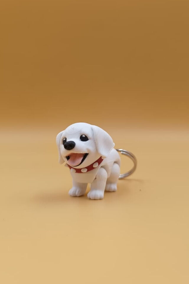 Hareketli Şirin Yavur Labrador Puppy Anahtarlık Çanta Süsü Çharm