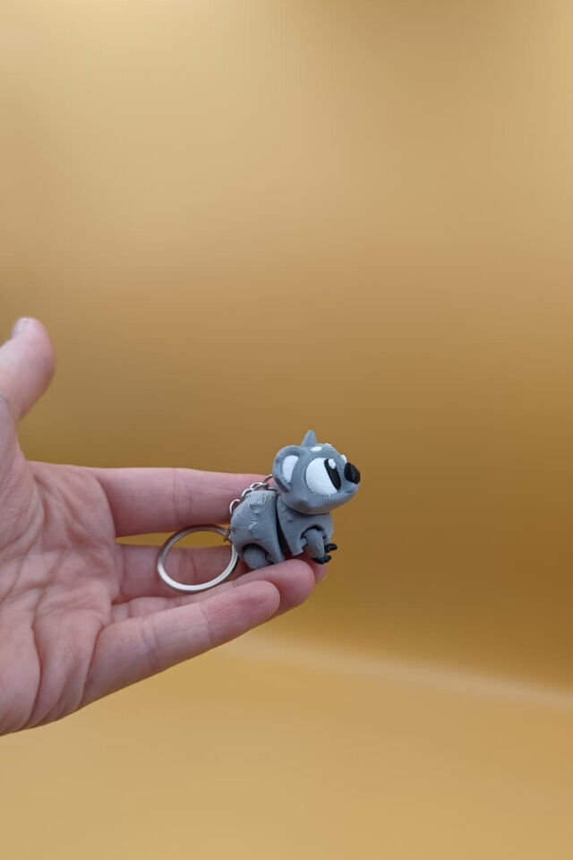 Sevimli Koala Anahtarlık – Sakinliğin ve Şirinliğin Simgesi! - Hareketli Anahtarlık Çanta Süsü Charm