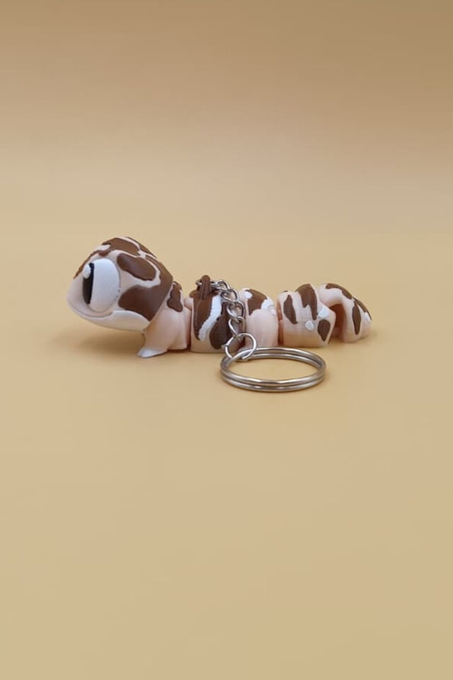 Gecko Hareketli Anahtarlık Çanta Süsü Charm