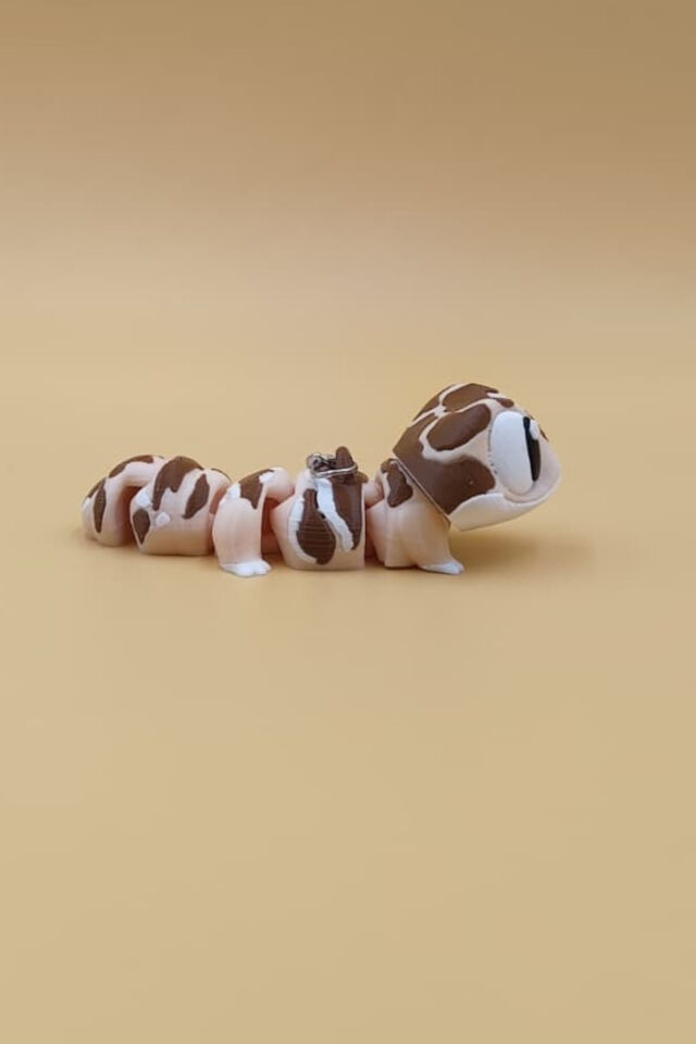 Gecko Hareketli Anahtarlık Çanta Süsü Charm