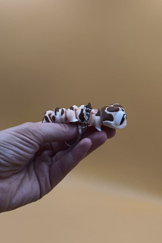 Gecko Hareketli Anahtarlık Çanta Süsü Charm