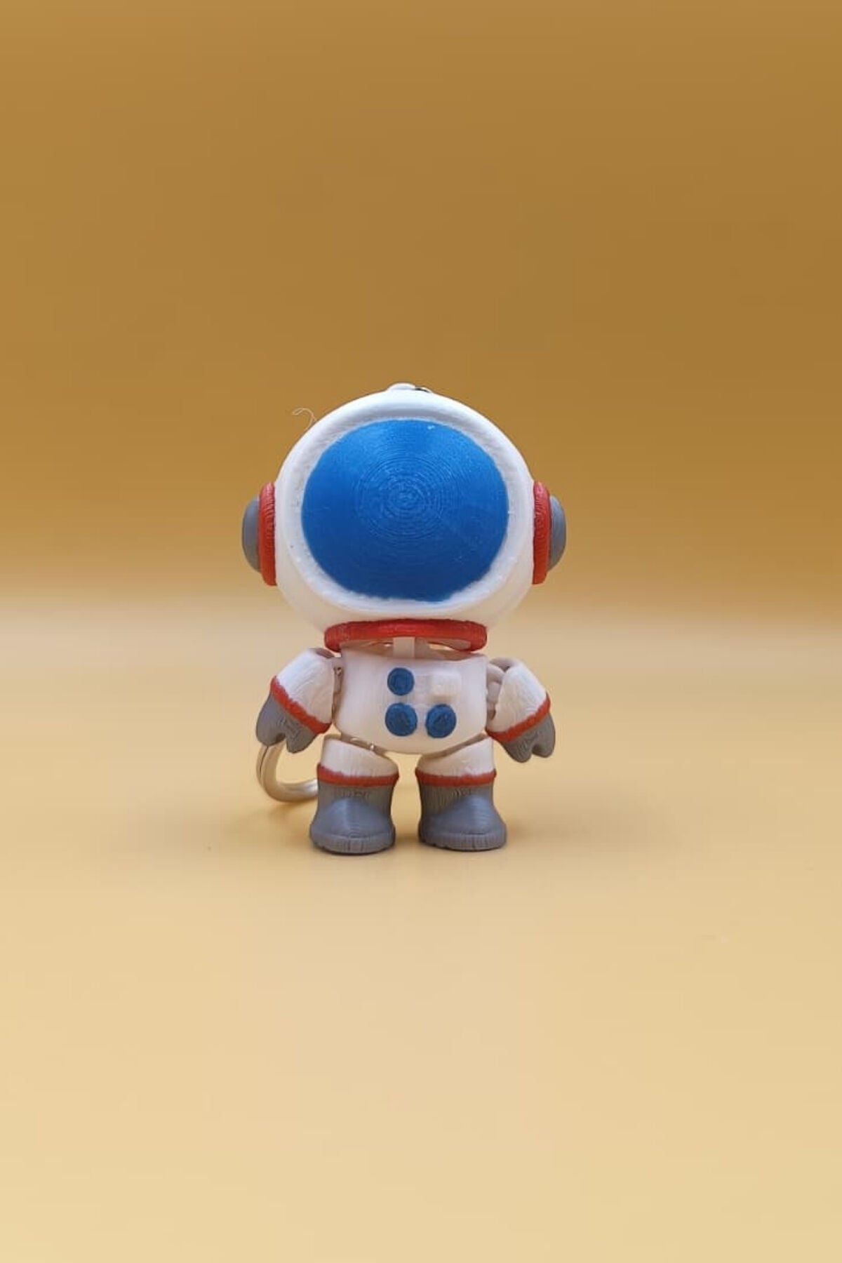 Sevimli Astronot Hareketli Anahtarlık Çanta Süsü Charm