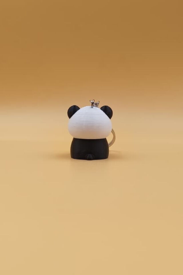 Kalpli Panda Anahtarlık