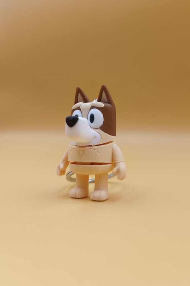 Hareketli Sevimli Köpek Figürlü Anahtarlık - Hareketli Anahtarlık Çanta Süsü Charm