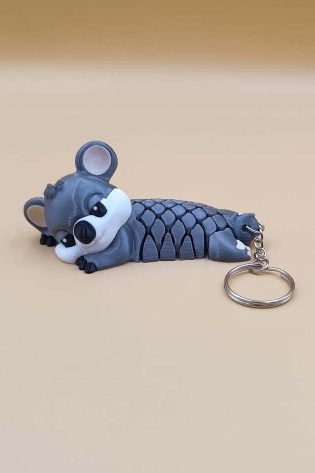Koala Hareketli Anahtarlık Çanta Süsü Charm