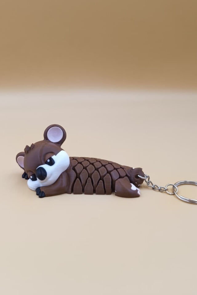 Koala Hareketli Anahtarlık Çanta Süsü Charm