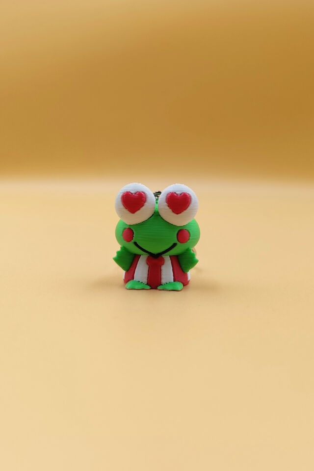 Kalpli Keroppi Anahtarlık Çanta Süsü Charm
