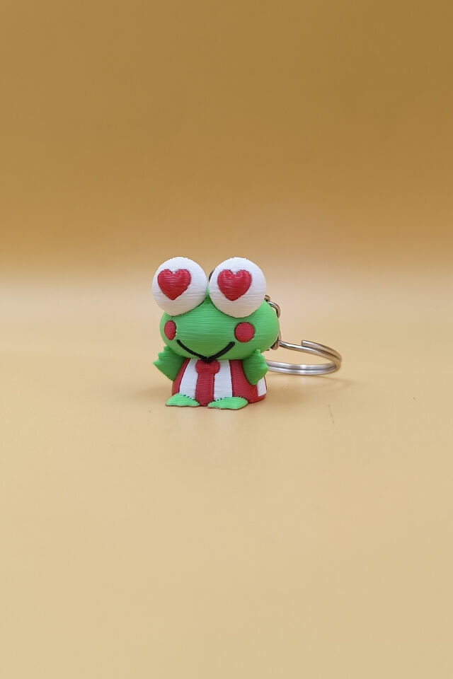 Kalpli Keroppi Anahtarlık Çanta Süsü Charm