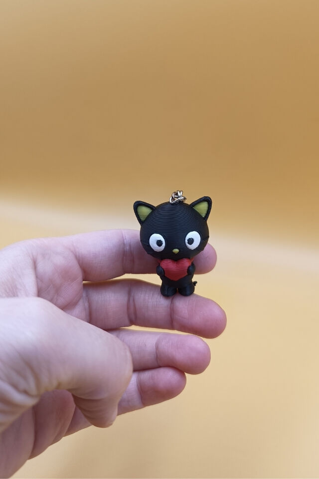 Kalpli Chococat Anahtarlık Çanta Süsü Charm