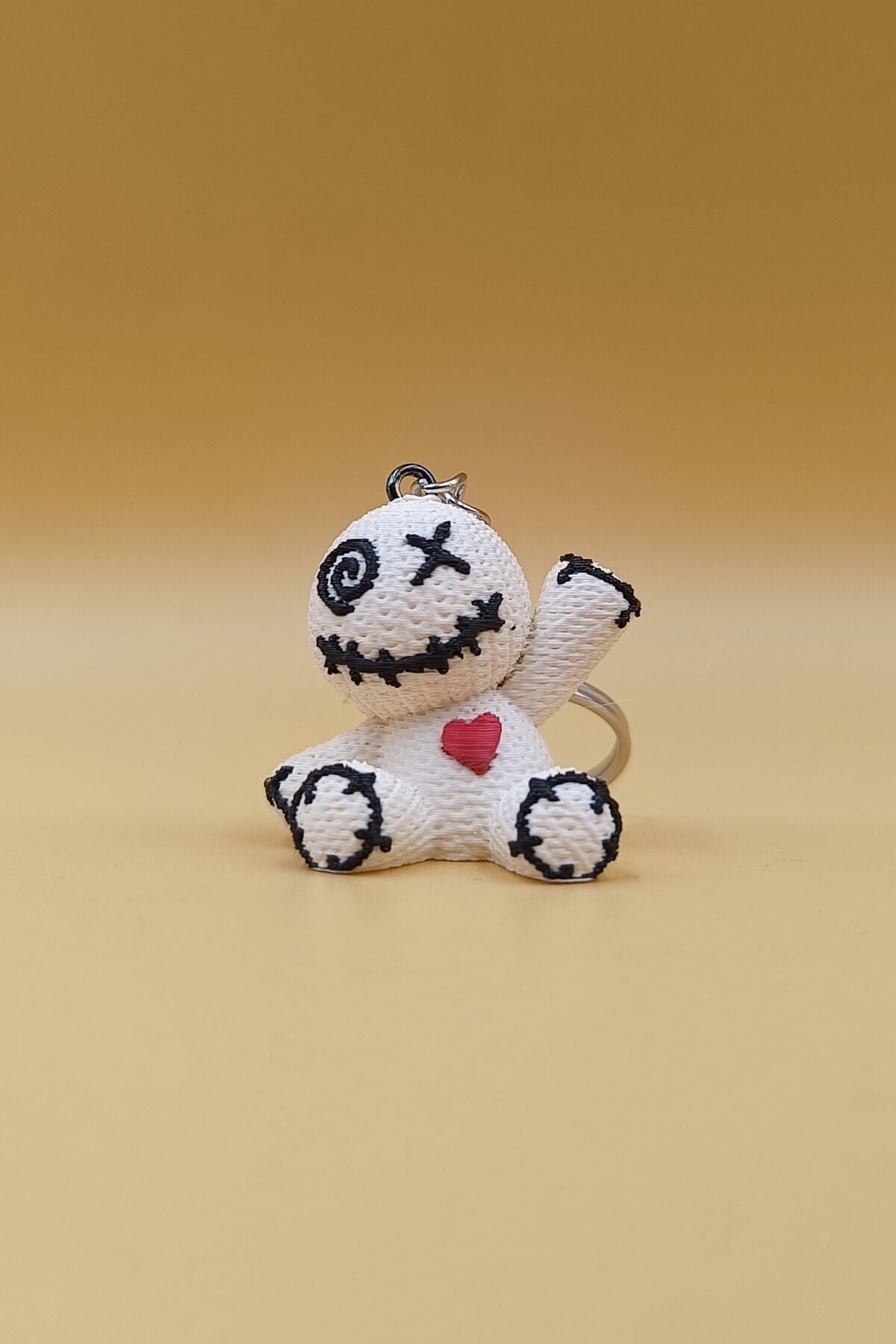 Örgü Desenli Voodoo Anahtarlık (Plastik)