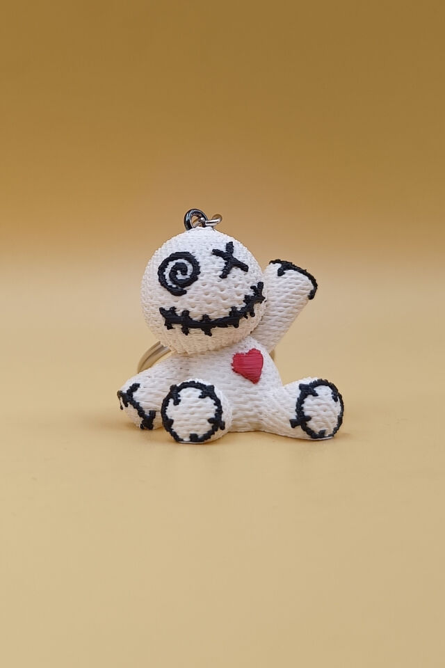 Örgü Desenli Voodoo Anahtarlık (Plastik)
